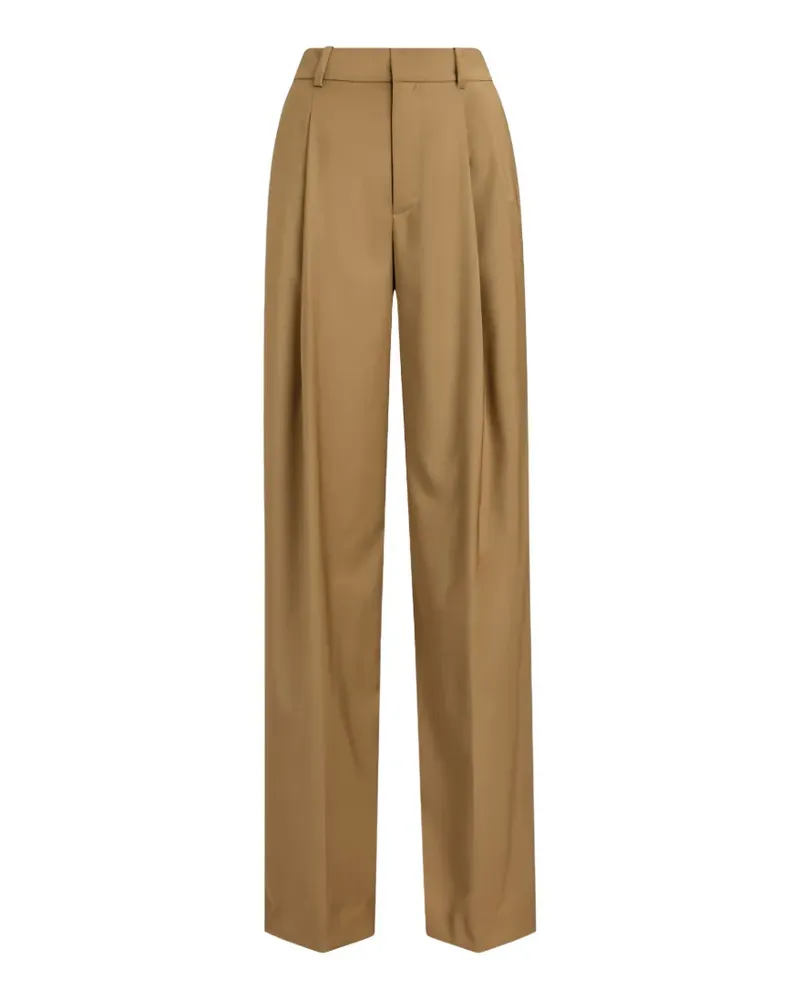 Ralph Lauren pleated wool trousers - Braun Braun