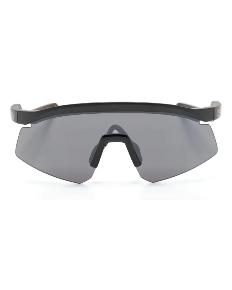 Oakley Hydra Sonnenbrille mit Shield-Gestell - Schwarz Schwarz