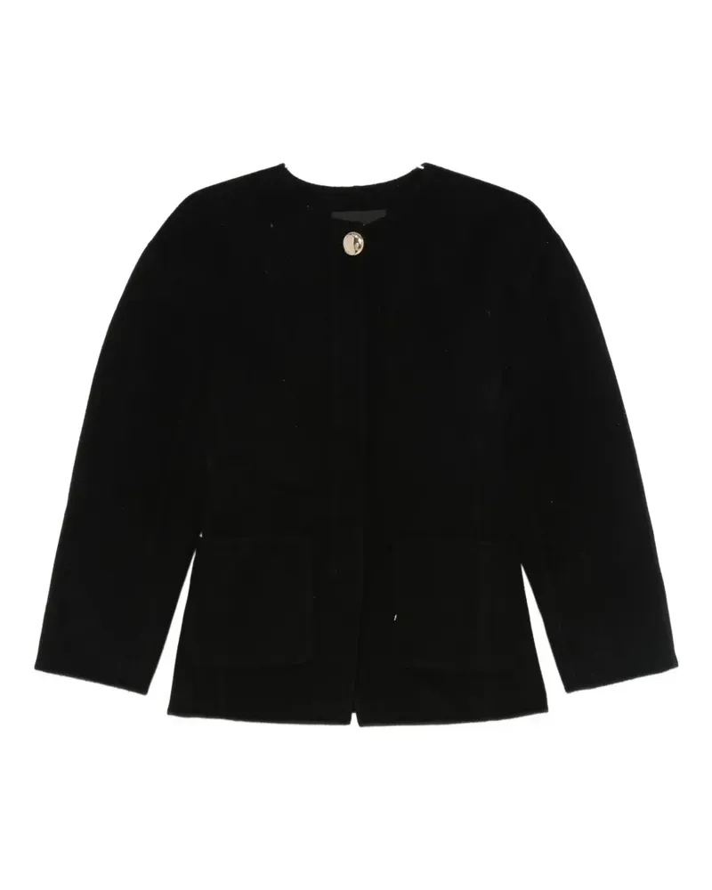 Maje single-button jacket - Schwarz Schwarz