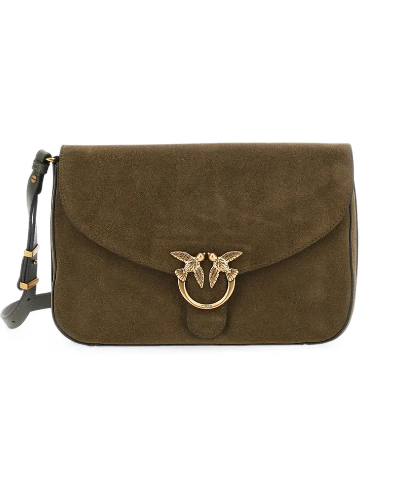 Pinko Love Birds Schultertasche - Grün Grün
