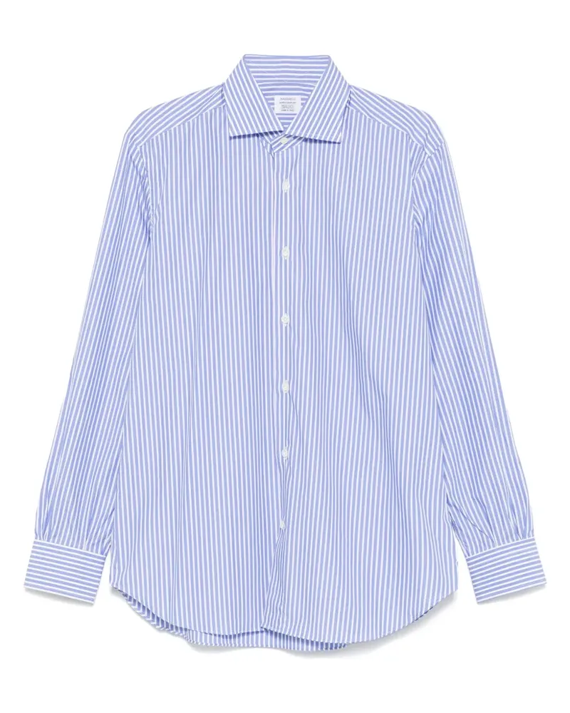 MAZZARELLI Gestreiftes Hemd - Blau Blau