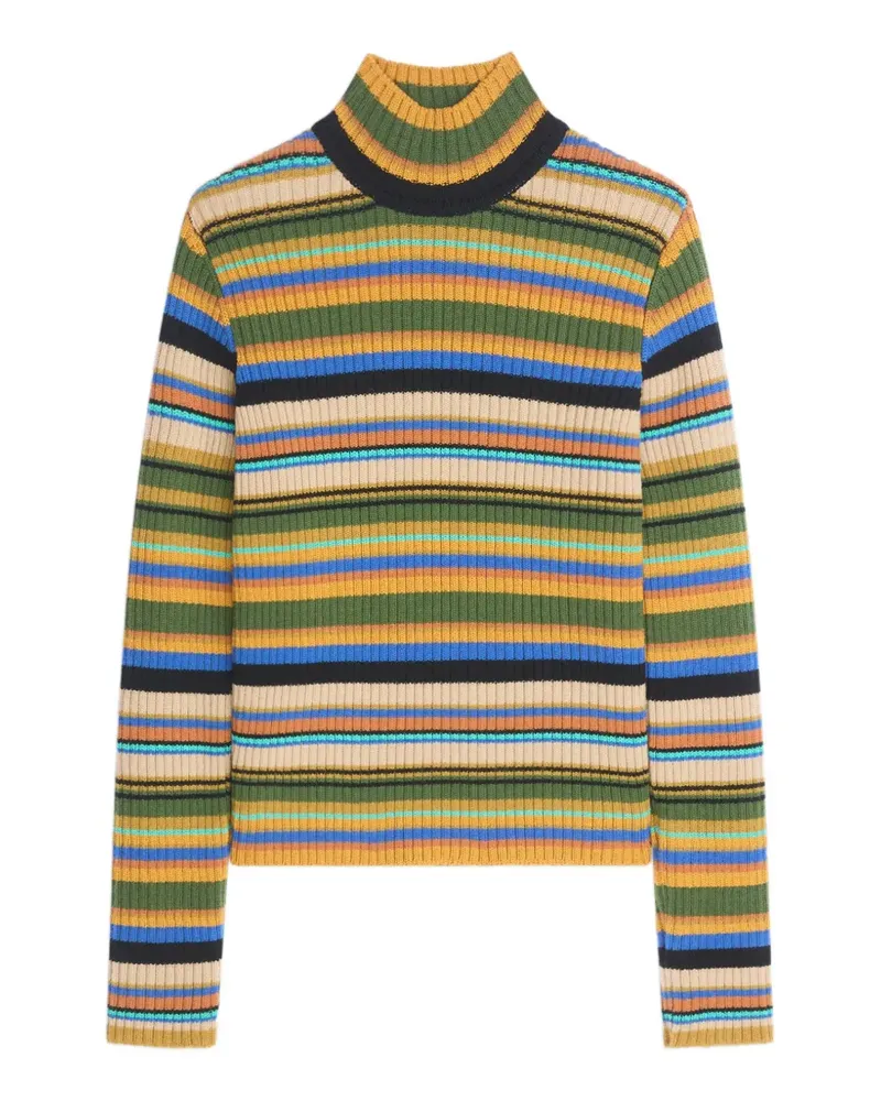Dries van Noten Gerippter Pullover - Blau Blau