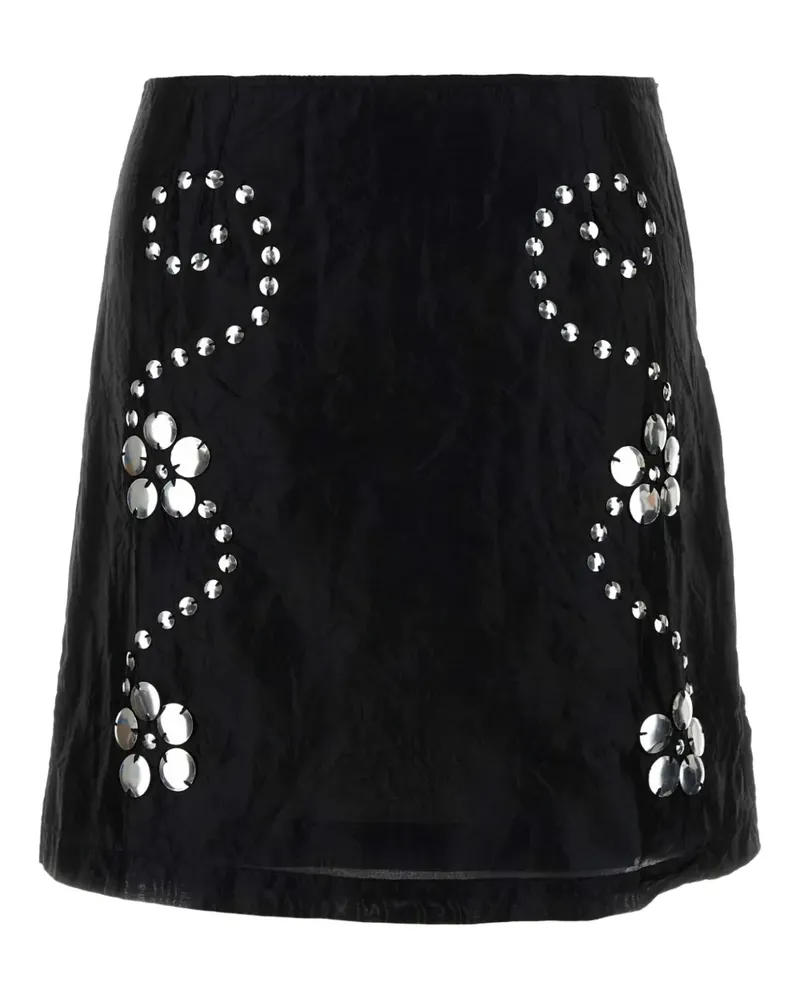 GIMAGUAS Claude Minirock mit Blumen - Schwarz Schwarz