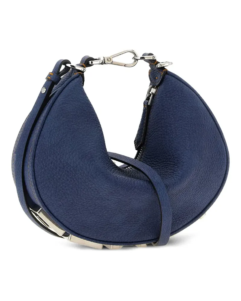 Fendi graphy Mini-Tasche in Jeansoptik - Blau Blau