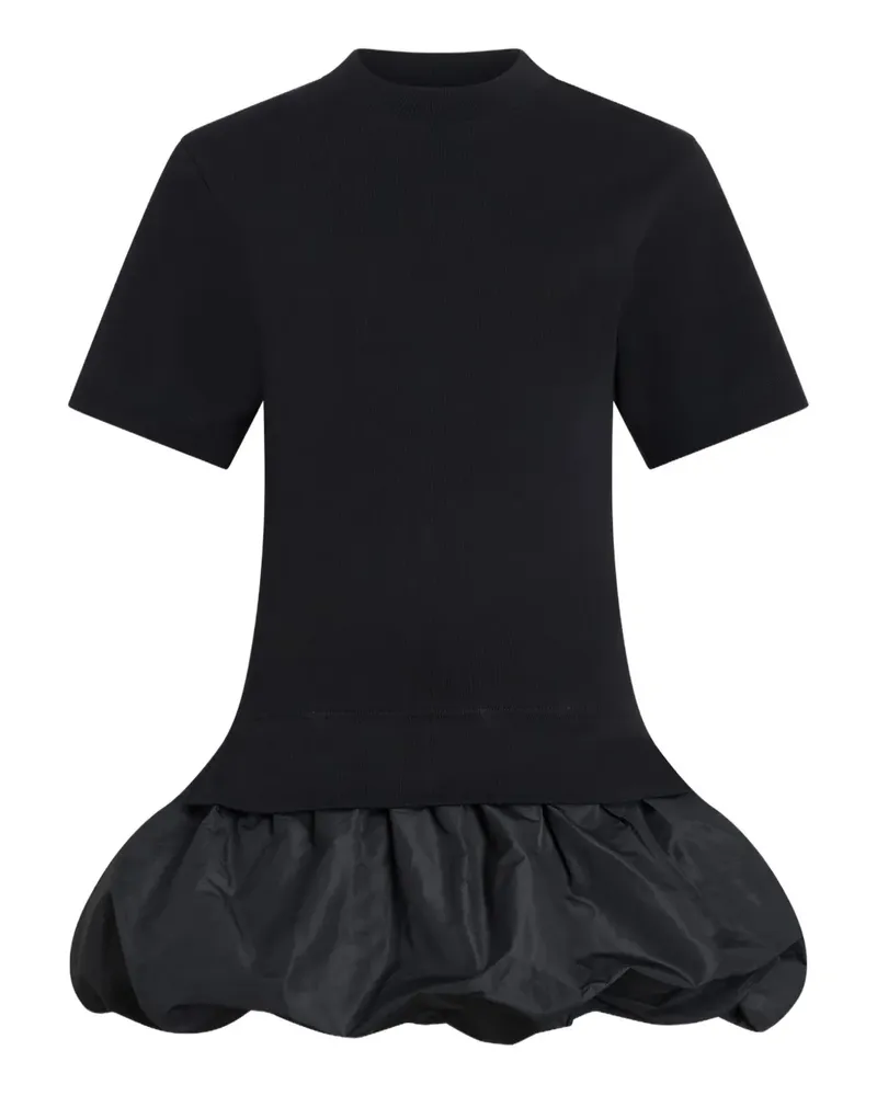 Patou Kurzärmeliges Minikleid - Schwarz Schwarz