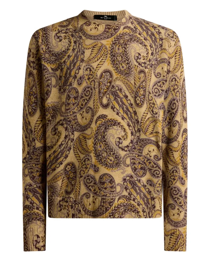 Etro Pullover mit Paisley-Print - Nude Nude