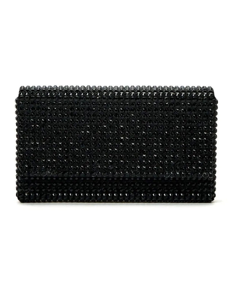 Amina Muaddi Mini Paloma Clutch - Schwarz Schwarz