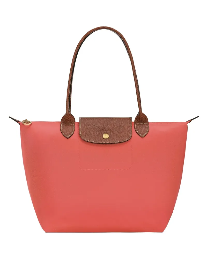 Longchamp medium Le Pliage grained tote bag - Rosa Rosa