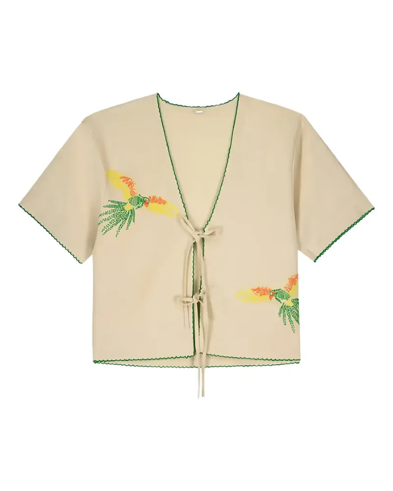 Maison Labiche Veneur blouse - Nude Nude