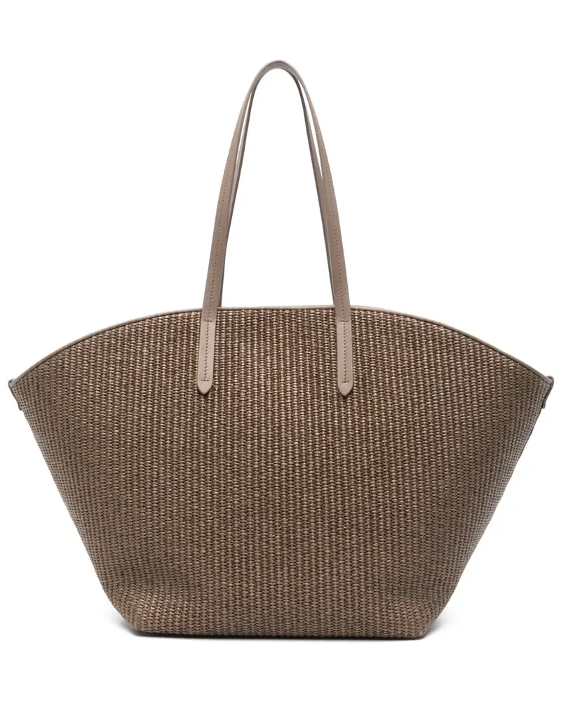 Brunello Cucinelli Gewebter Shopper - Braun Braun