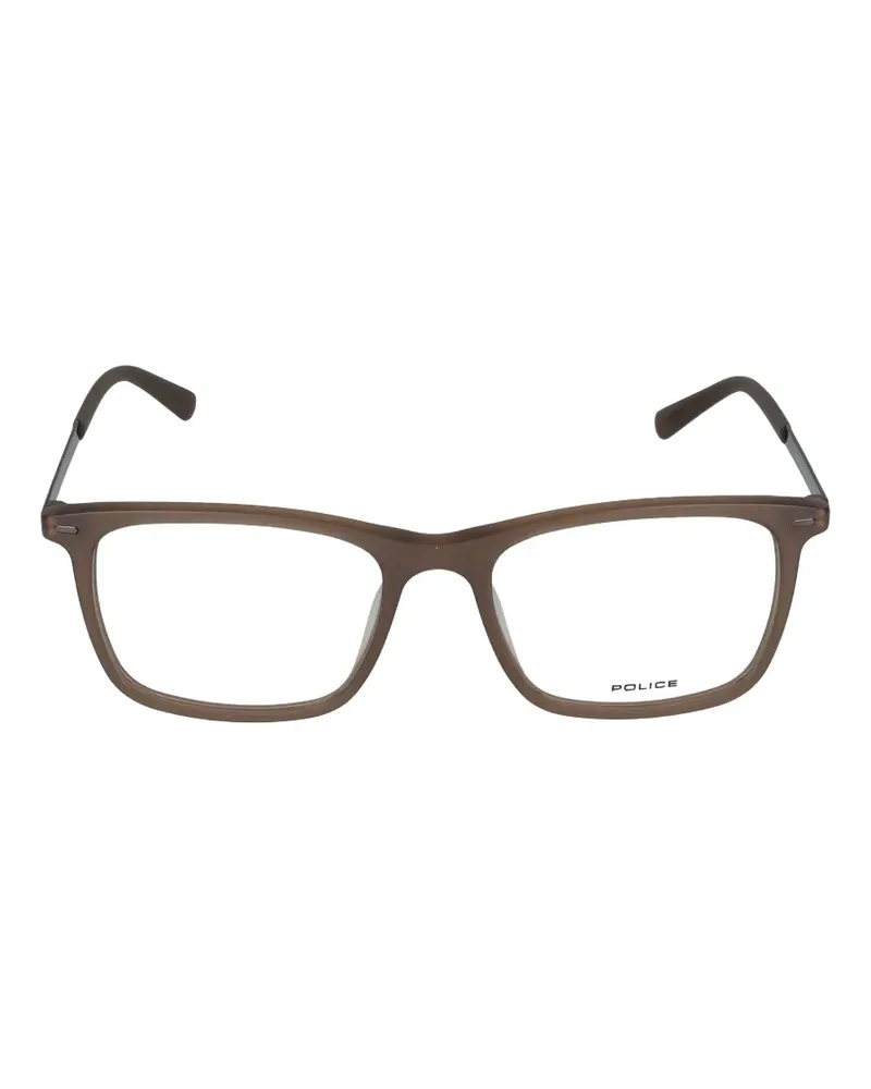 Police rectangle-frame glasses - Braun Braun