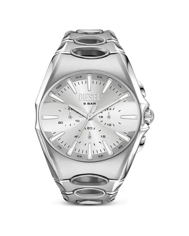 Diesel D-curve 44mm watch - Silber Silber