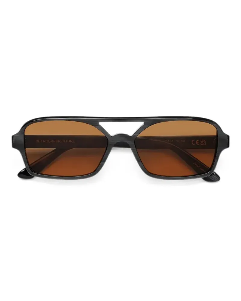 RETROSUPERFUTURE Vico Sonnenbrille - Schwarz Schwarz