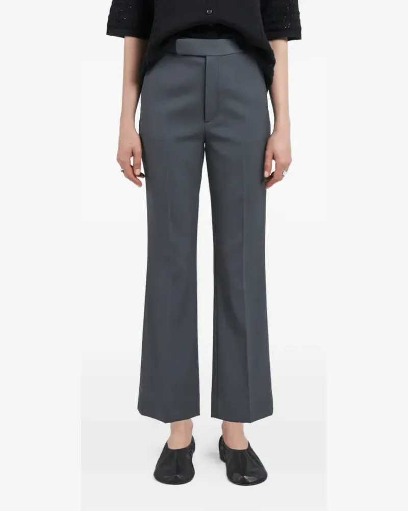 Maria Mcmanus high-waisted cropped trousers - Grau Grau