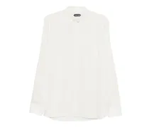 Gepunktetes Hemd - Weiß