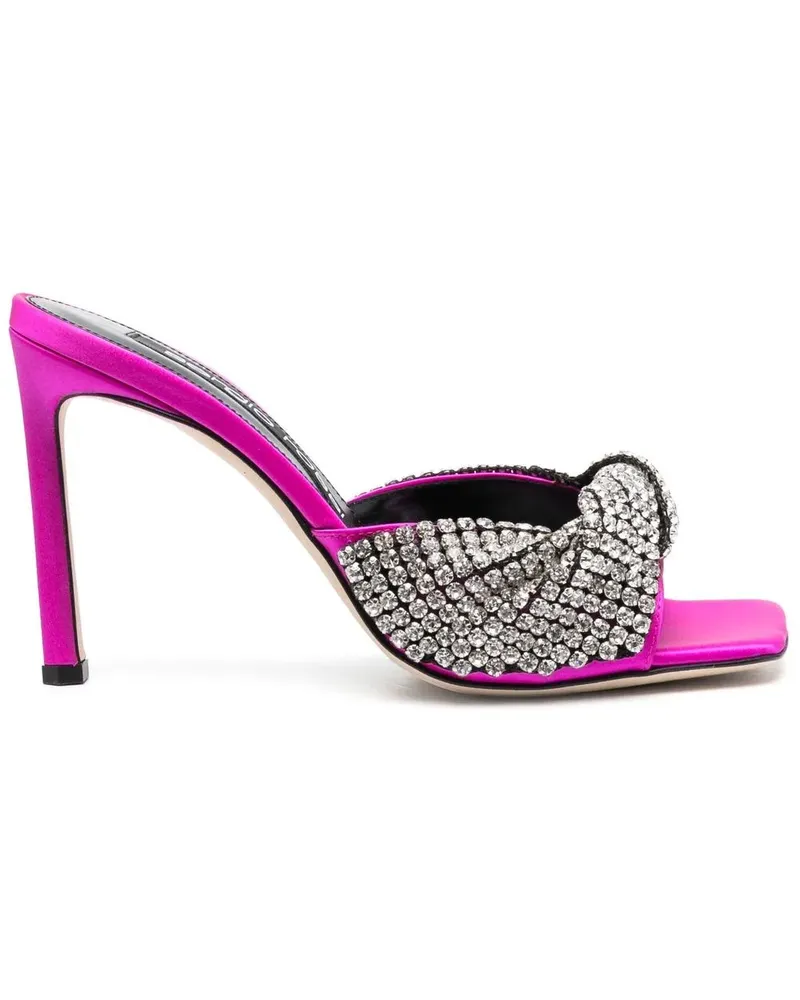 Sergio Rossi Sandalen mit Kristallen - Rosa Rosa