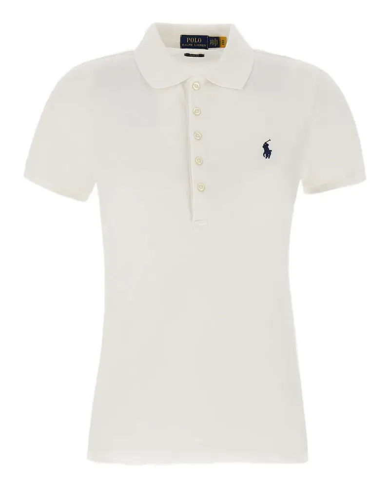 Ralph Lauren short-sleeved logo polo top - Weiß Weiß