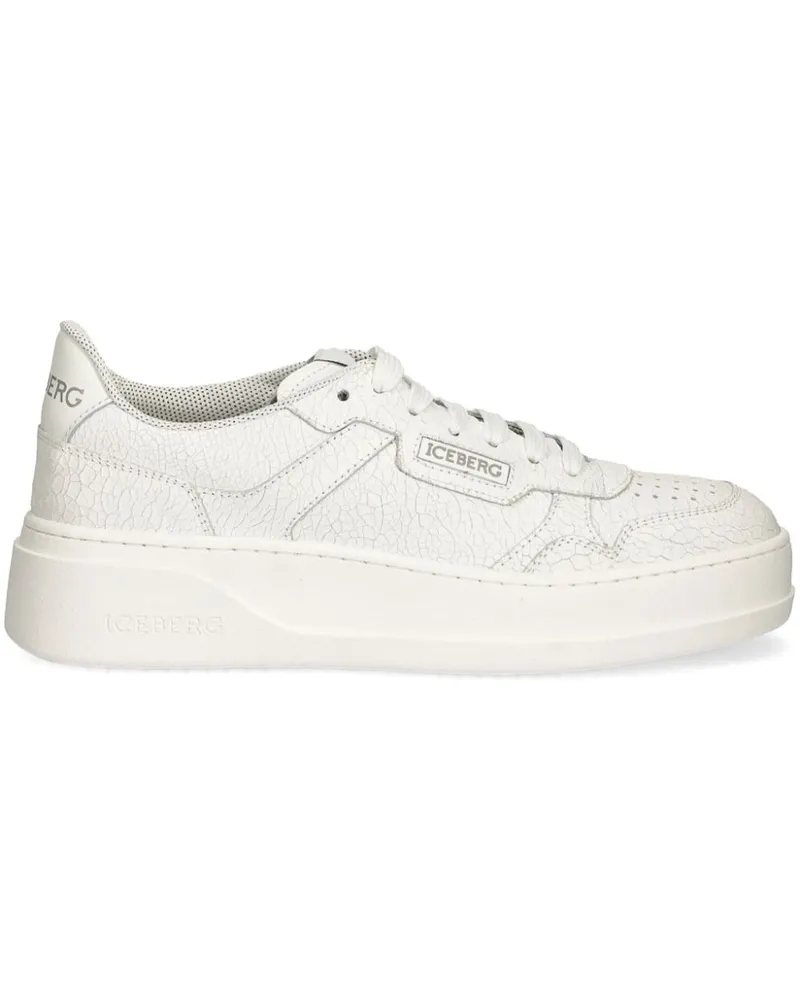 Iceberg Sneakers aus Leder - Weiß Weiß
