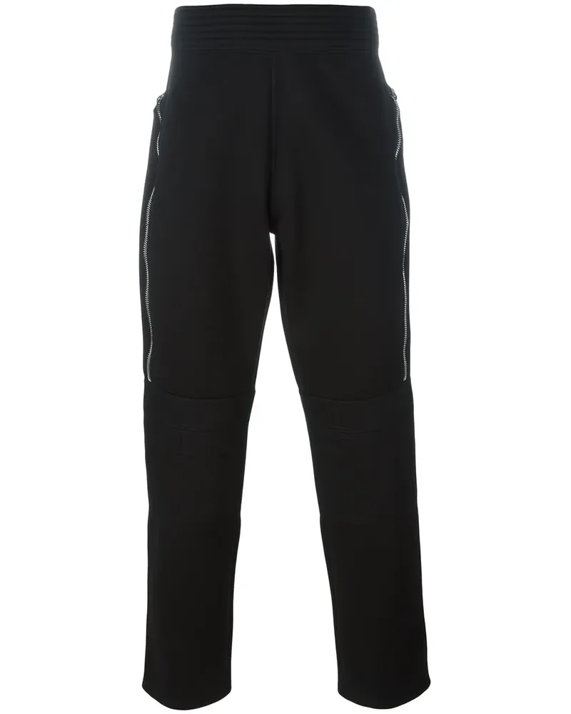 Givenchy Hose mit Reißverschlüssen - Schwarz Schwarz