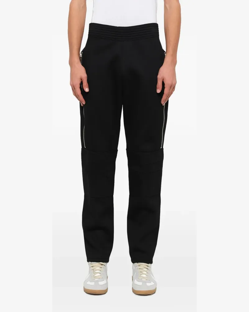 Givenchy Hose mit Reißverschlüssen - Schwarz Schwarz
