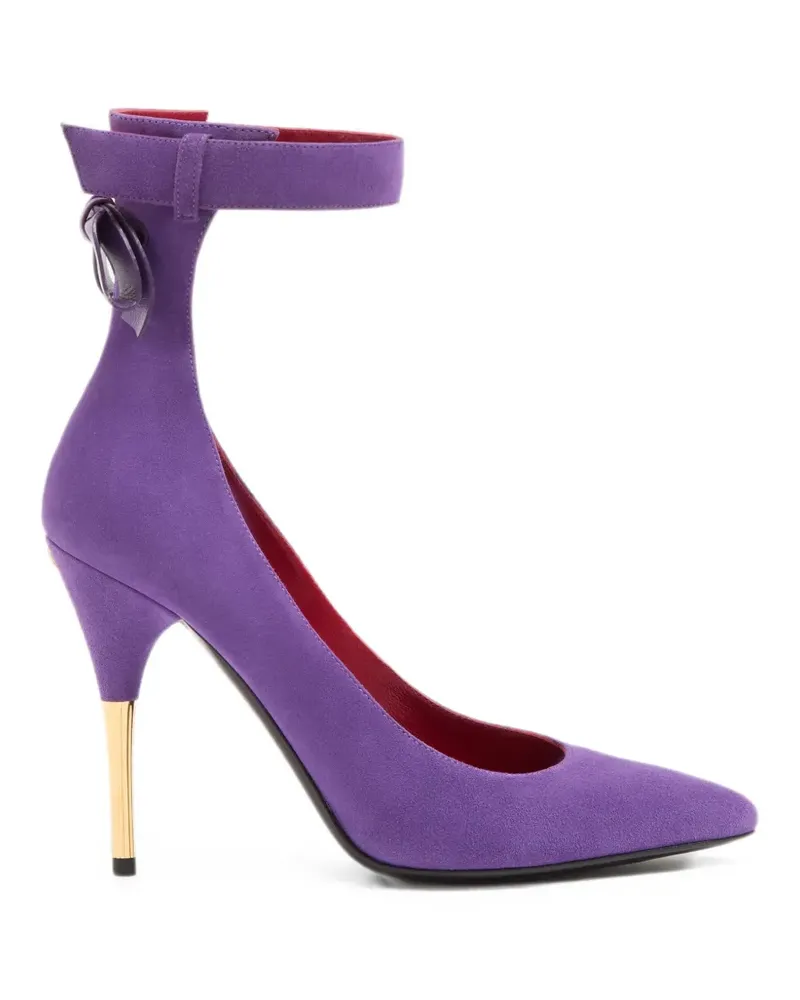 Valentino Garavani Fatale Pumps aus Wildleder 105mm - Violett Violett