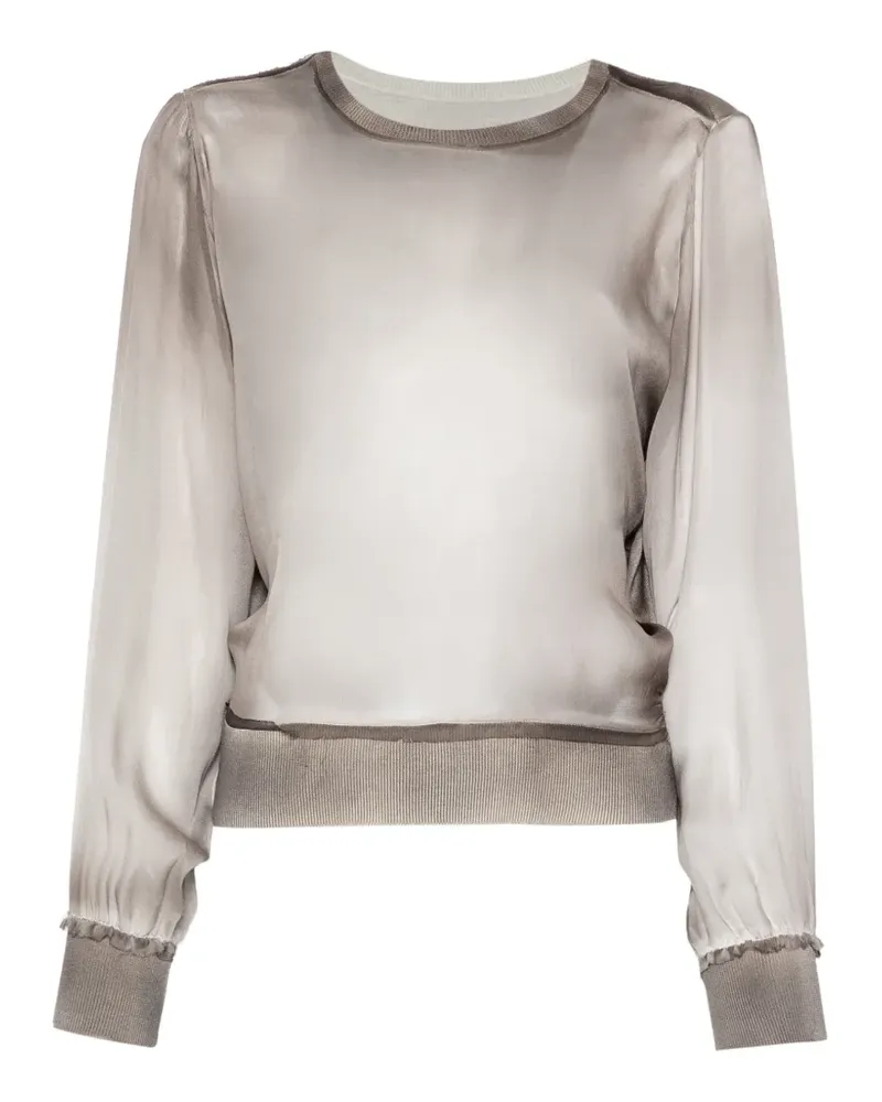 Avant Toi crew-neck sweater - Grau Grau