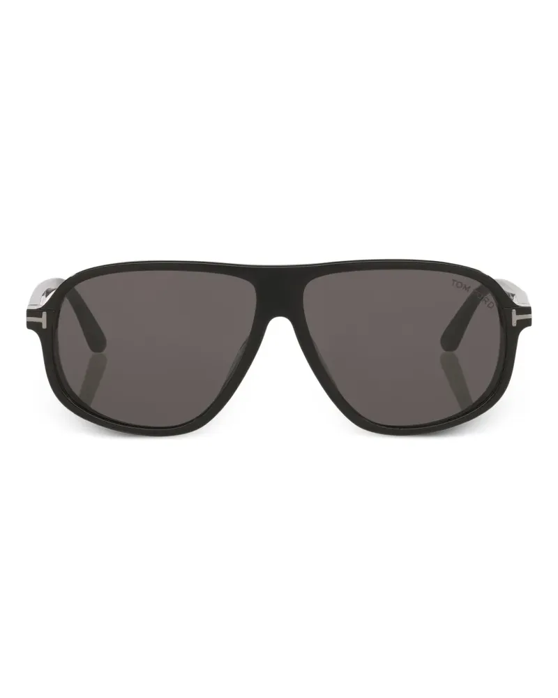 Tom Ford Lelio Pilotenbrille mit Metall - Schwarz Schwarz