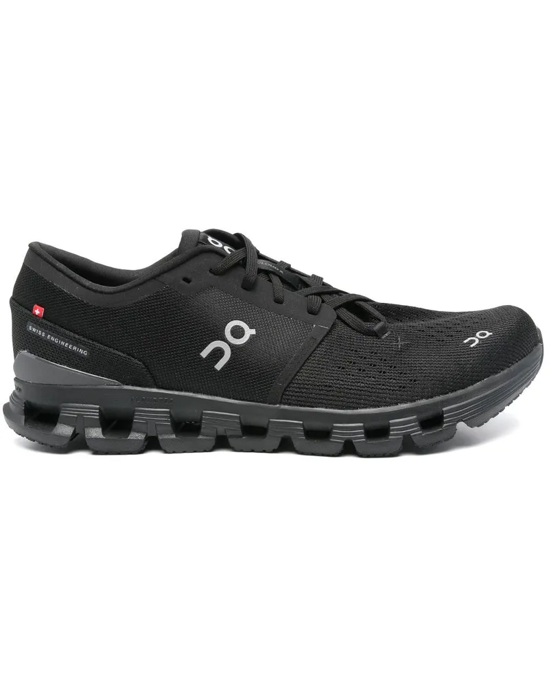 ON Cloud X 4 Sneakers - Schwarz Schwarz
