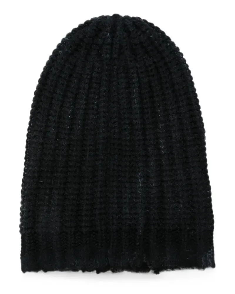 Avant Toi ribbed-knit beanie hat - Blau Blau
