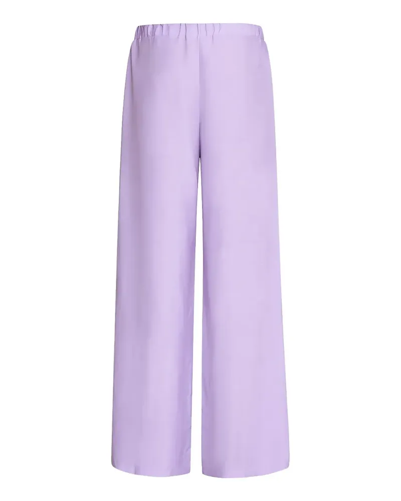 Amir Slama Weite Hose mit Stretchbund - Violett Violett
