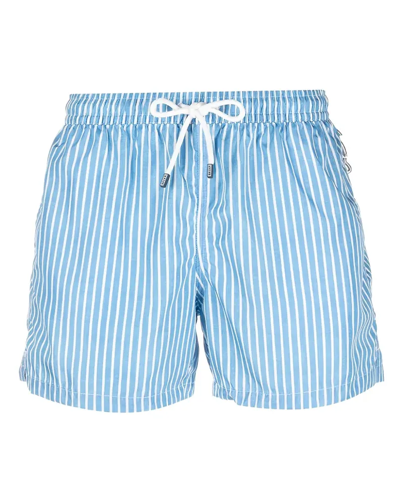 Fedeli striped swim shorts - Blau Blau