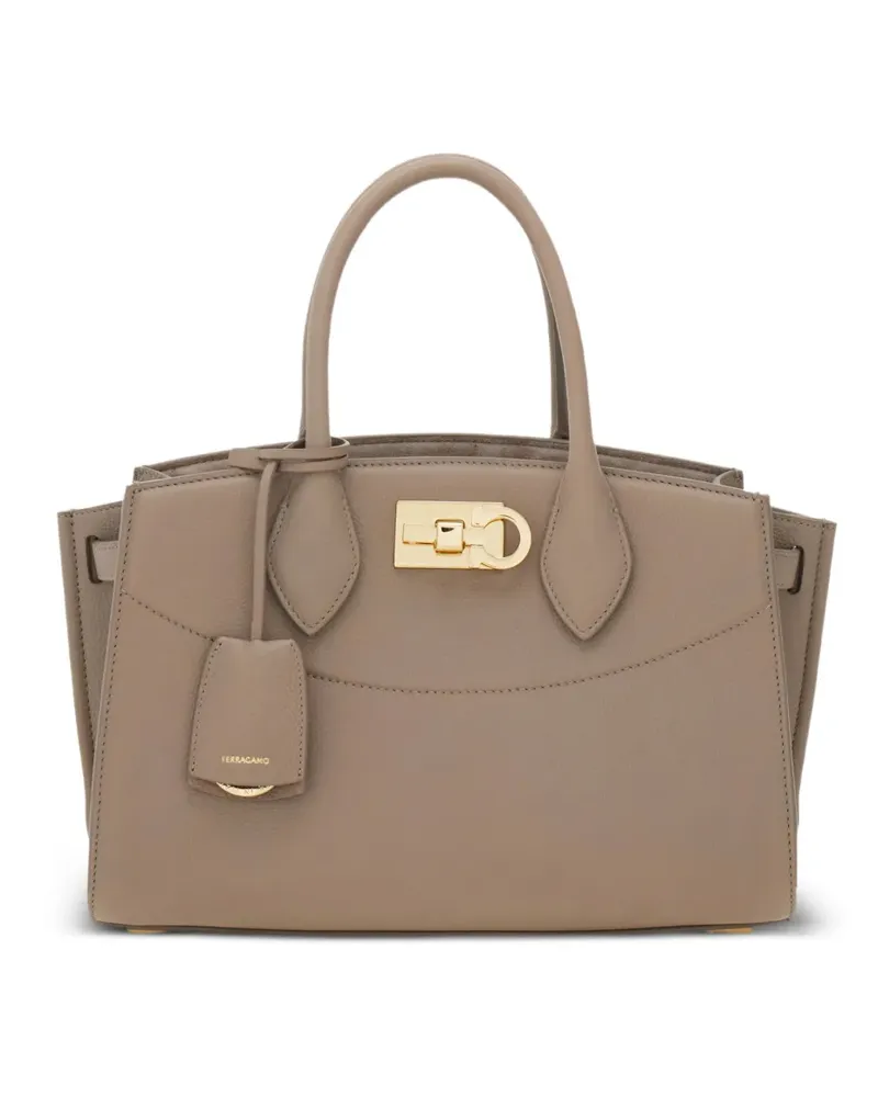 Ferragamo New Studio Soft Tasche (M) - Nude Nude