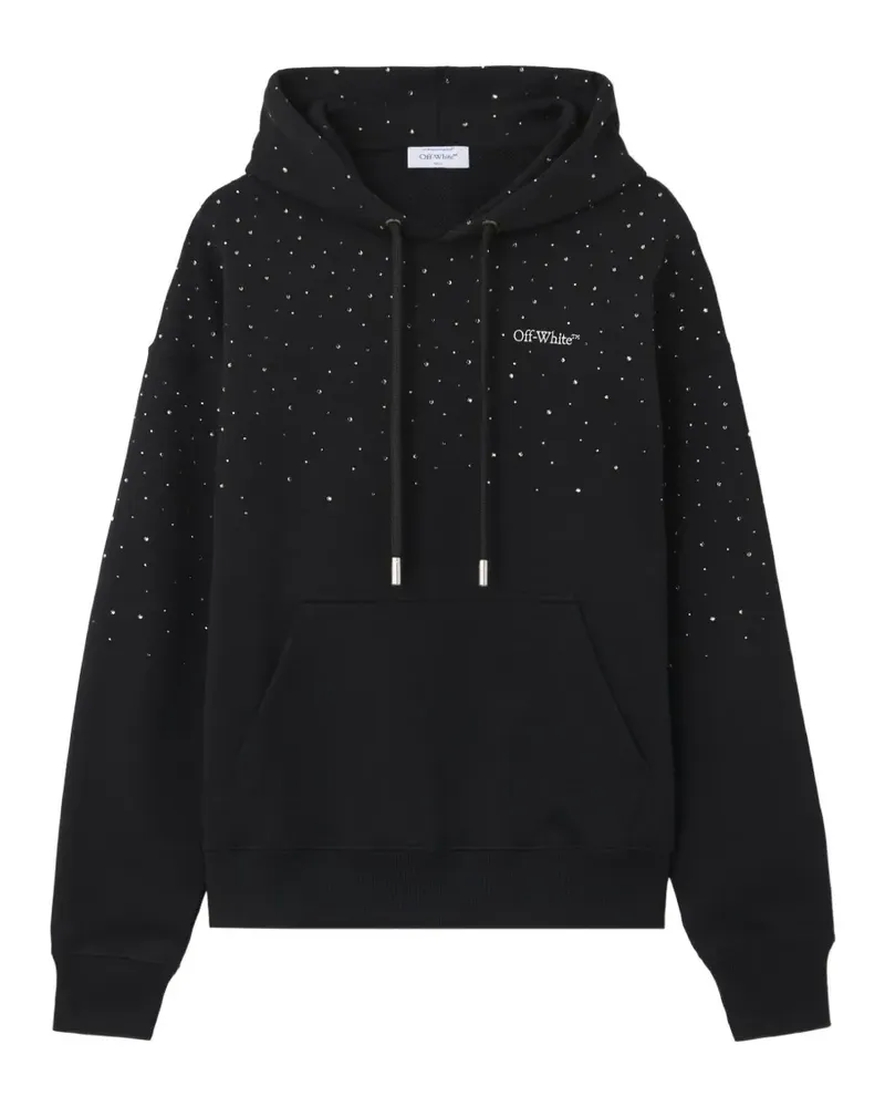 OFF-WHITE x Swarovski Skate Hoodie - Schwarz Schwarz