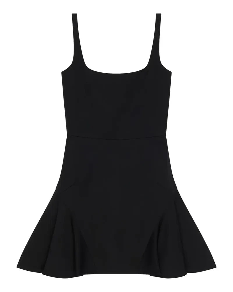 Givenchy Ausgestelltes Minikleid mit eckigem Ausschnitt - Schwarz Schwarz