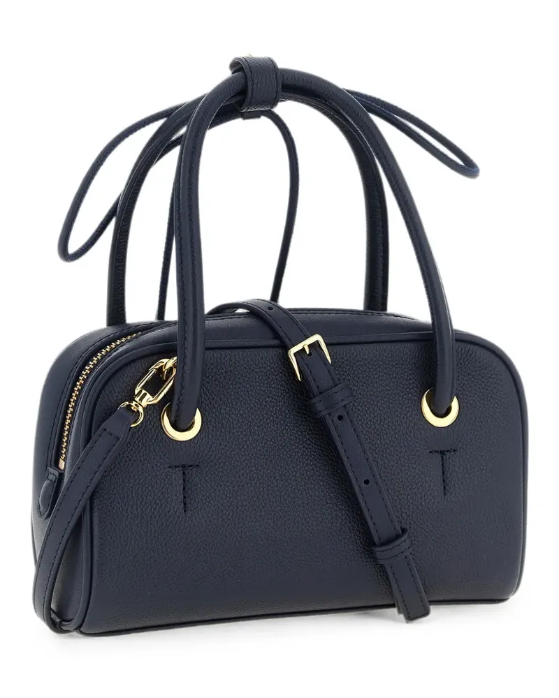 Furla small Poppy leather tote bag - Blau Blau