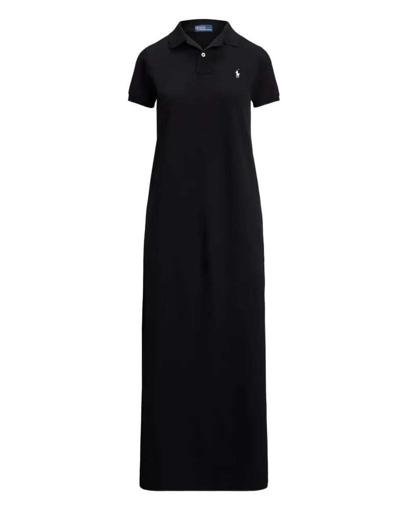 Ralph Lauren Poloshirtkleid mit kurzen Ärmeln - Schwarz Schwarz