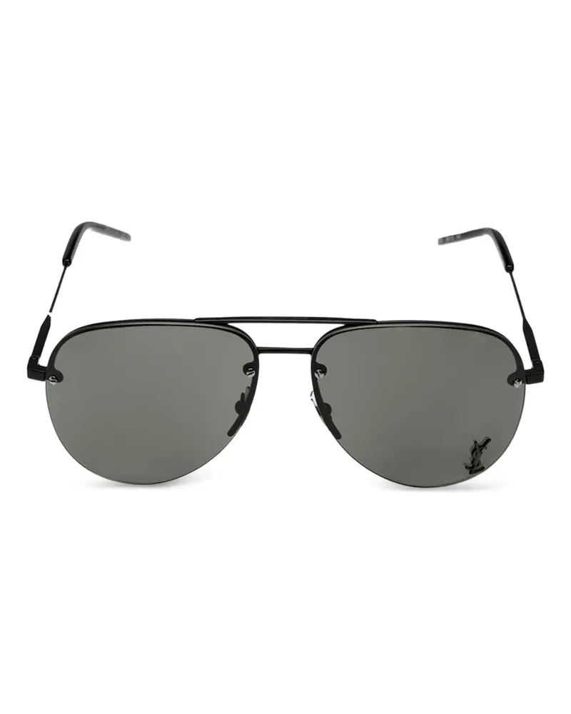 Saint Laurent Klassische Pilotenbrille - Schwarz Schwarz