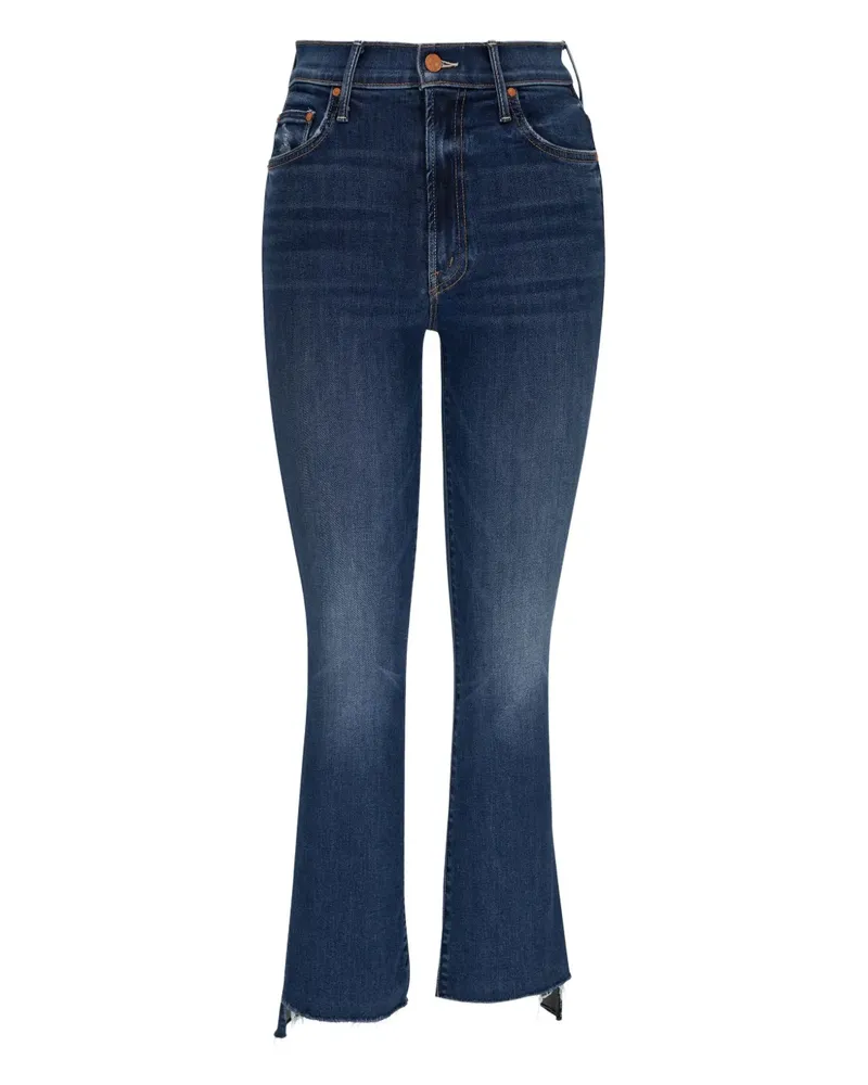 Mother Ungesäumte The Insider Cropped-Jeans - Blau Blau
