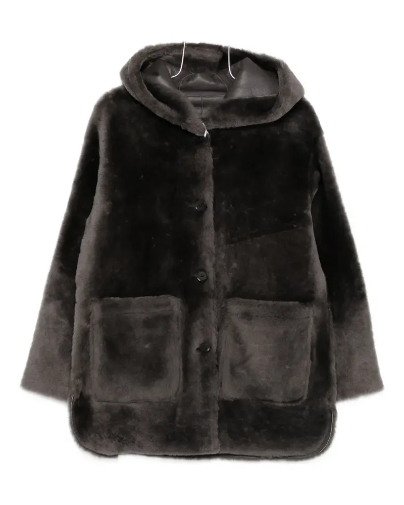 Arma Kapuzenjacke mit aufgesetzten Taschen - Braun Braun