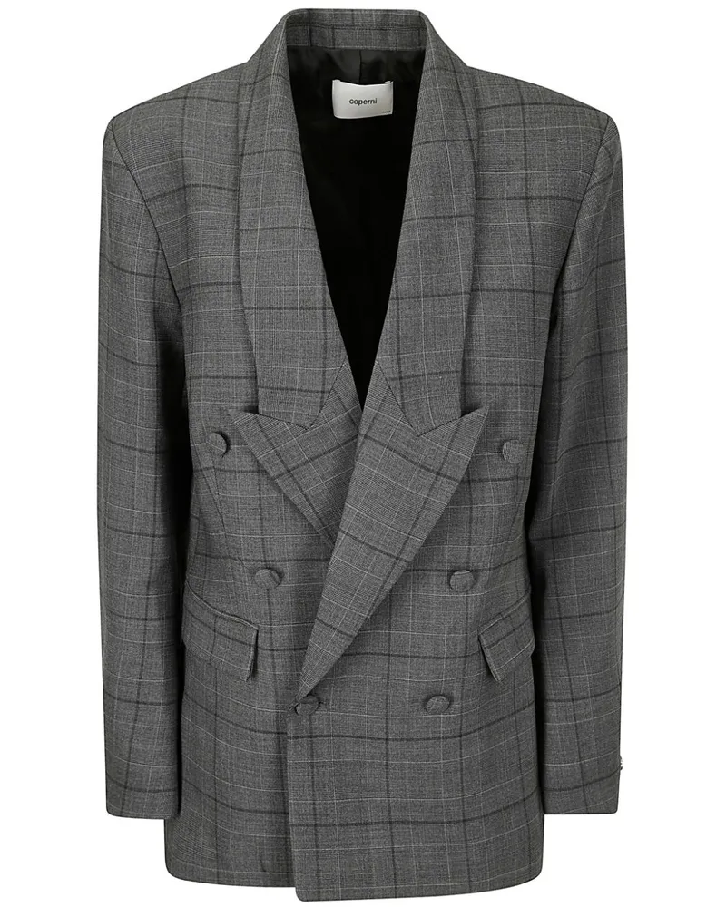 COPERNI Karierter Blazer - Grau Grau
