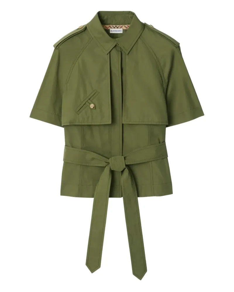 Burberry Hemd mit Gürtel - Grün Grün