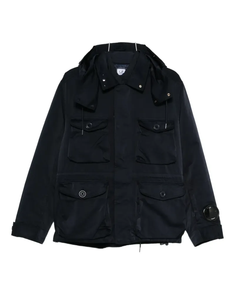 C.P. Company patch-pocket hooded jacket - Blau Blau