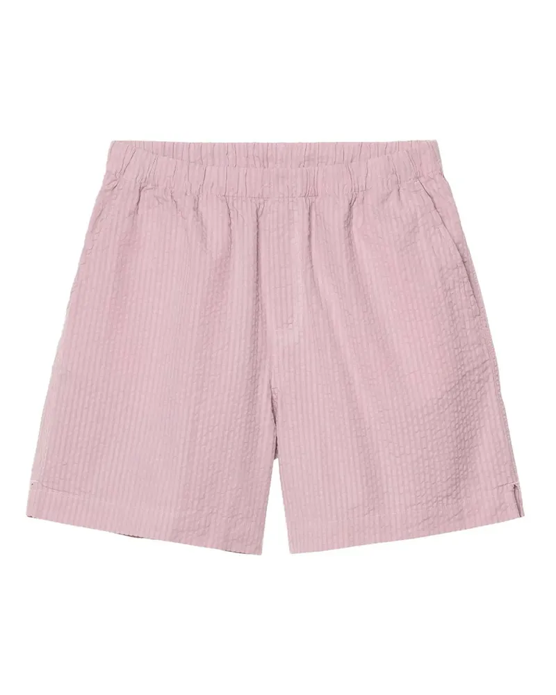 Carhartt WIP Strukturierte Shorts mit Stretchbund - Rosa Rosa