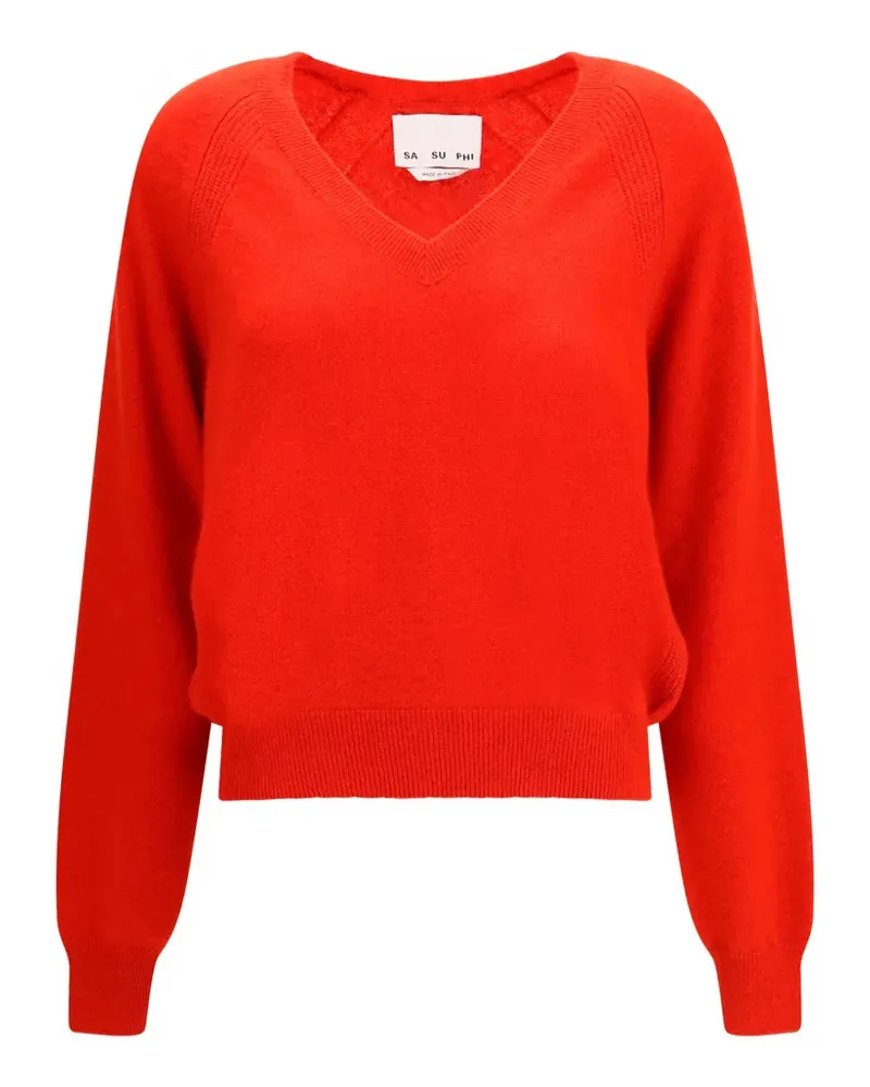Sa Su Phi Pullover mit Raglanärmeln - Rot Rot