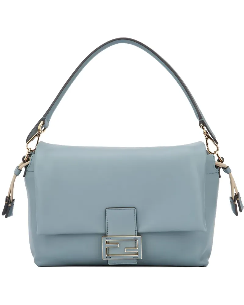Fendi medium Mamma Baguette flap shoulder bag - Blau Blau