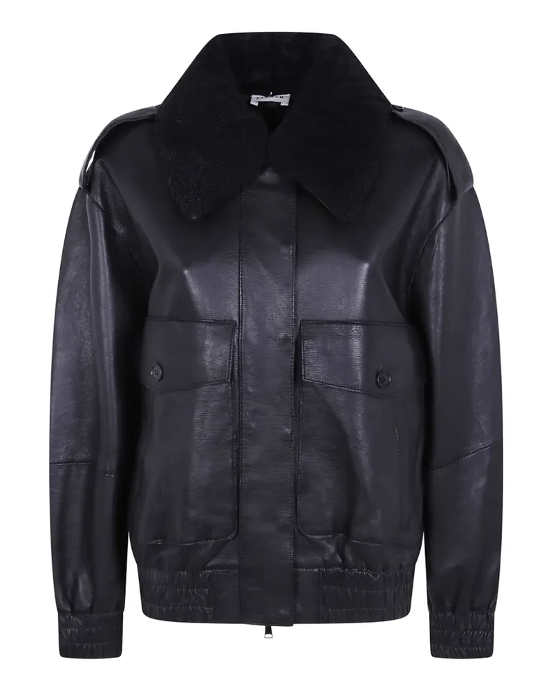 P.A.R.O.S.H. P.A.R.O H. Klassische Lederjacke - Violett Violett