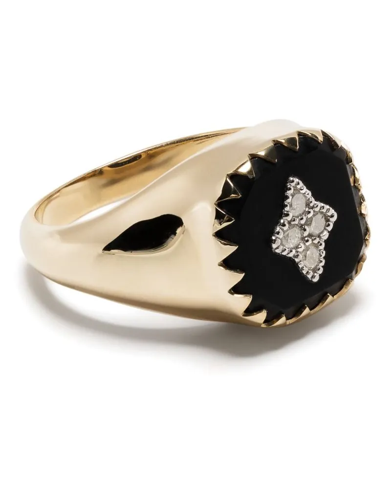 Pascale Monvoisin 9kt Gelbgoldring mit Diamanten Gold