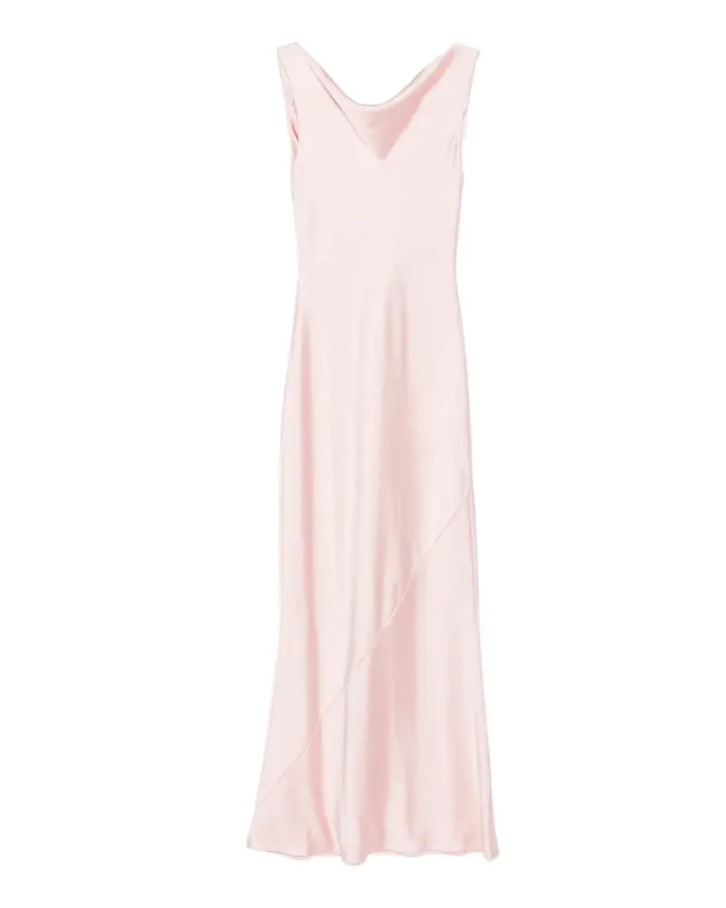 Norma Kamali cowl-neck maxi dress - Rosa Rosa