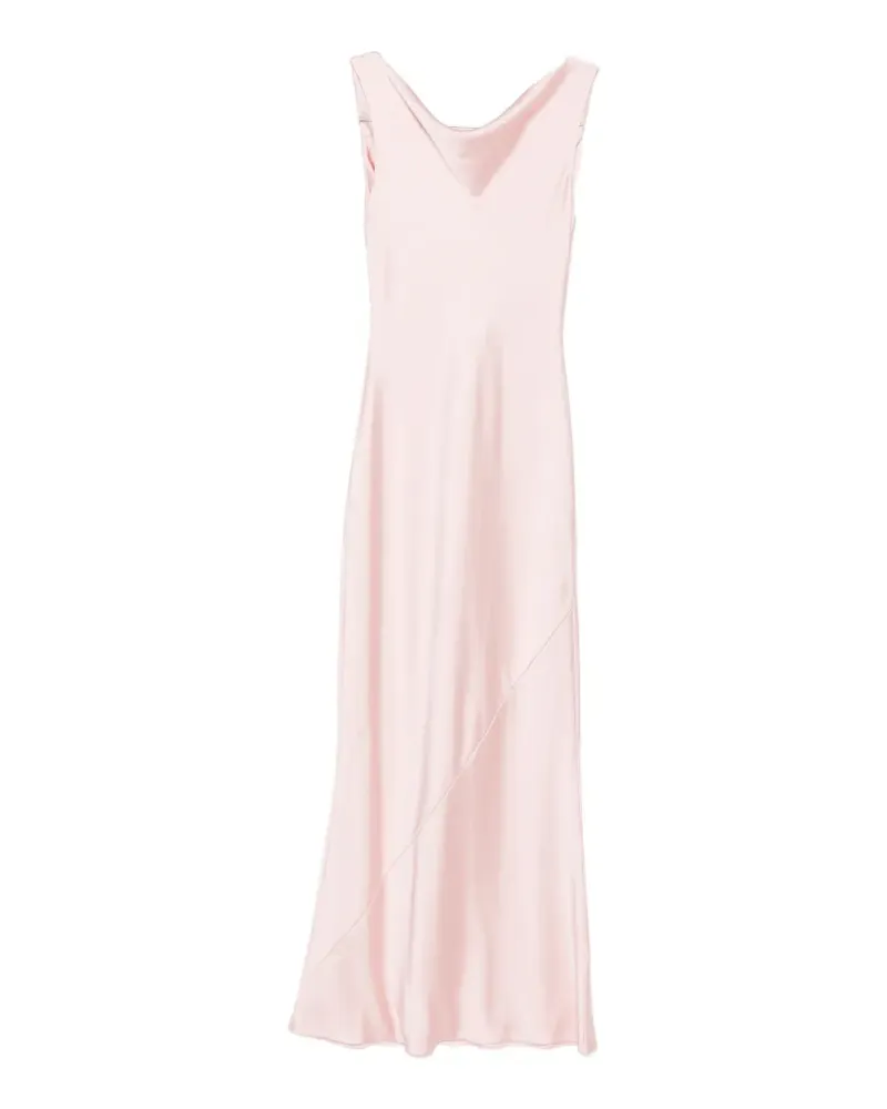 Norma Kamali cowl-neck maxi dress - Rosa Rosa
