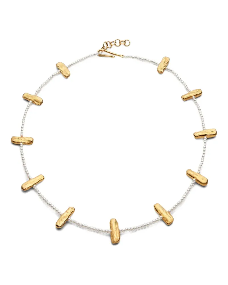 Joanna Laura Constantine Goldhalskette mit Perlen Gold